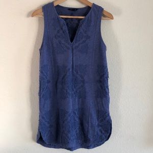 Lucky Brand Embroidered Mini Dress